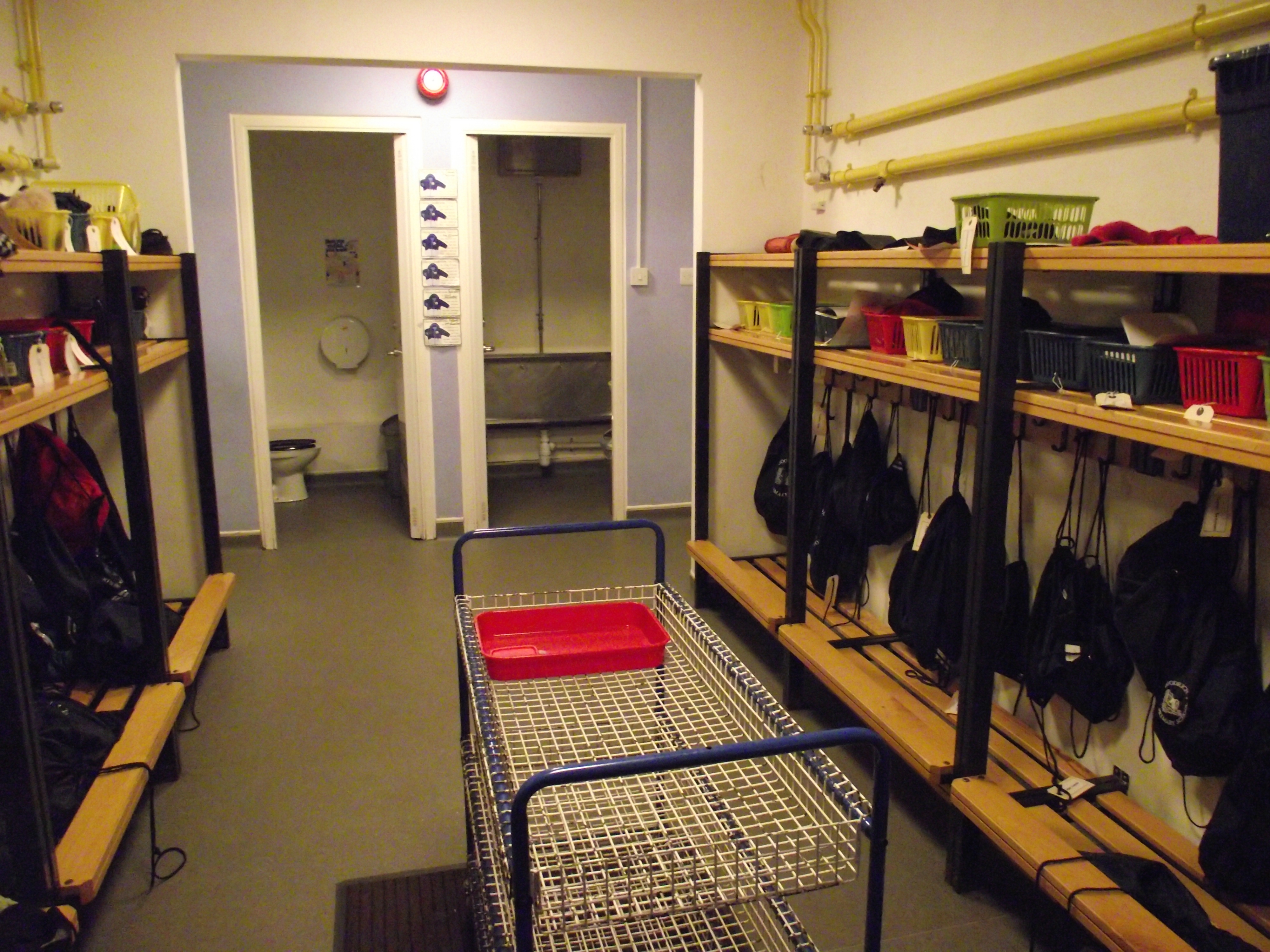 Infant Cloakroom Goodrich Primary School